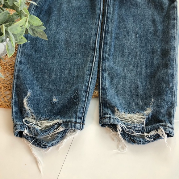 Ella Moss Vintage Distressed High Waisted Mom Jean - Picture 8 of 8